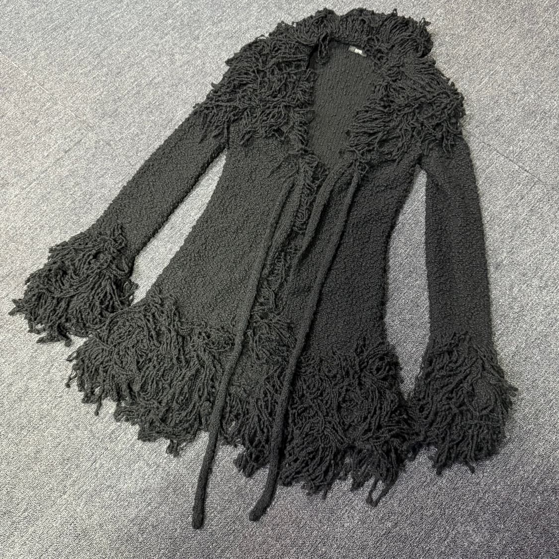 휴고 보스 프린지 디테일 가디건 상품이미지5