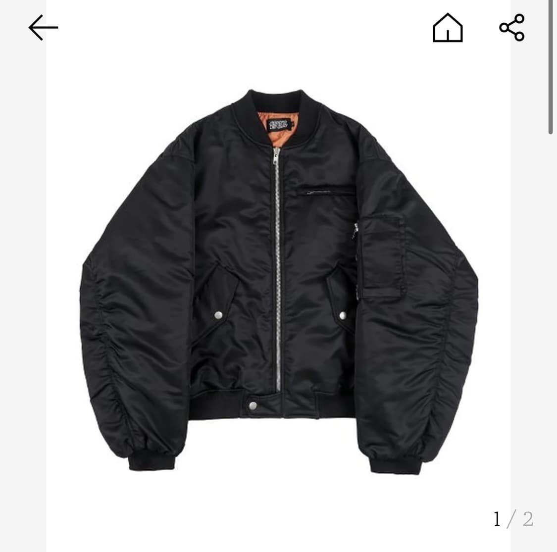 구해요!) SUNDAY OFF CLUB ZIP MA-1 JUMPER  상품이미지1