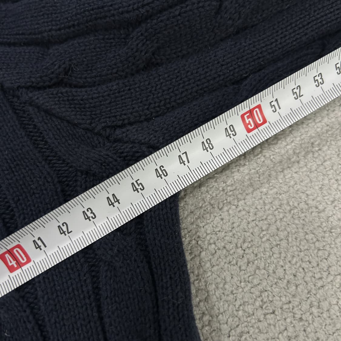 폴로 랄프로렌 네이비 케이블 니트 s 상품이미지5