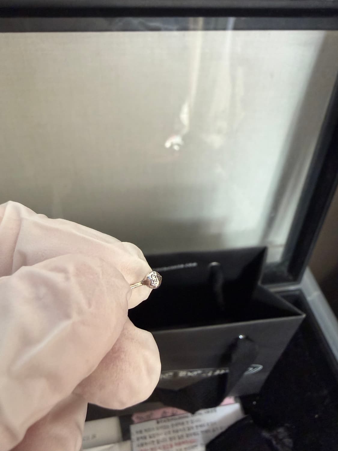 (맨아코) 크롬하츠 미니 크로스볼 스터드 귀걸이 이어링 4mm 신세계본점 상품이미지4