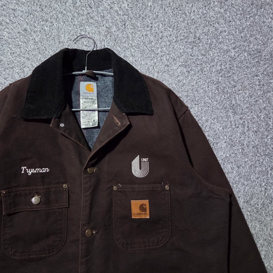 칼하트 브라운 미시건 초어 코트 XL 상품이미지1