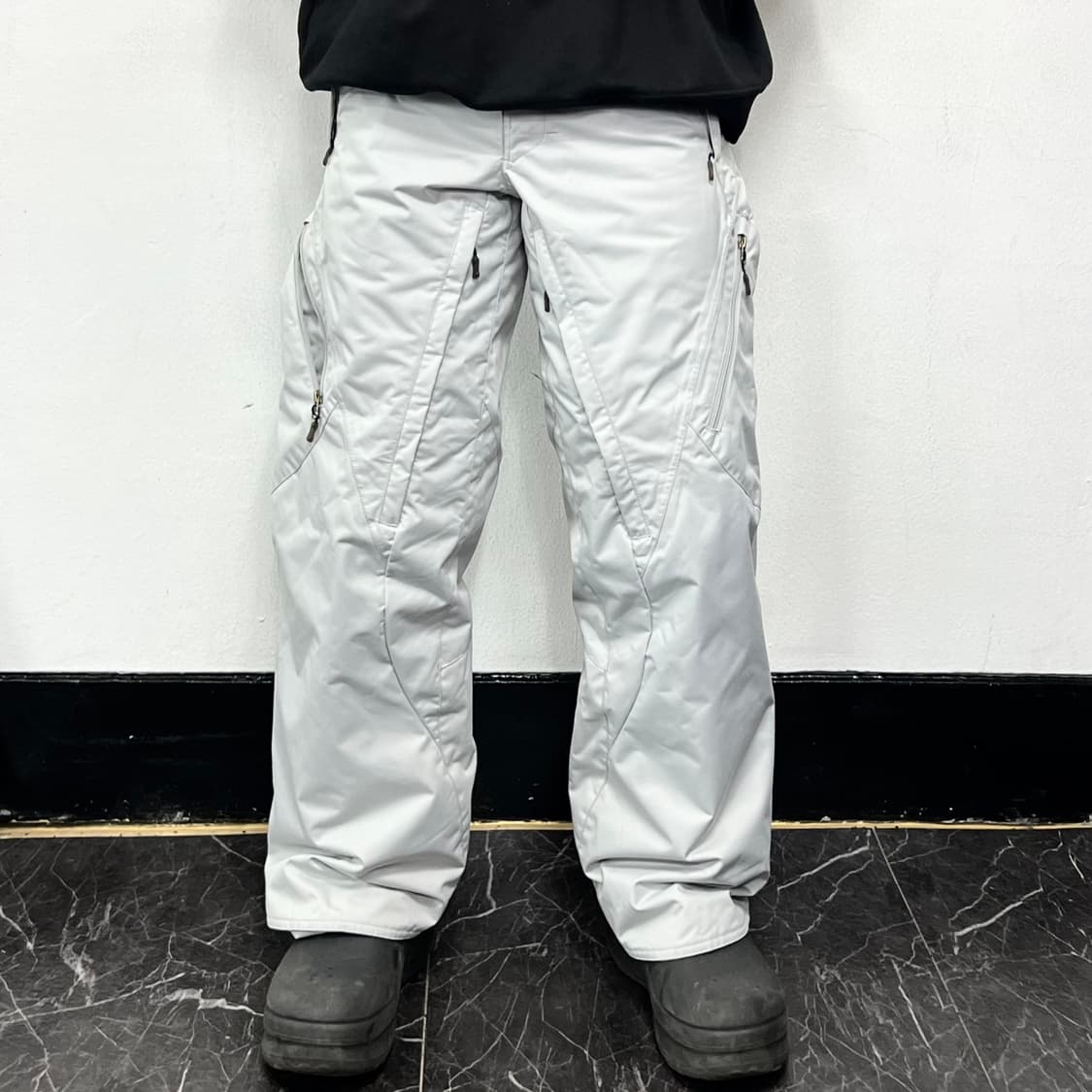 오클리 아이콘로고 테크 와이드 스노우 팬츠 그레이 상품이미지2