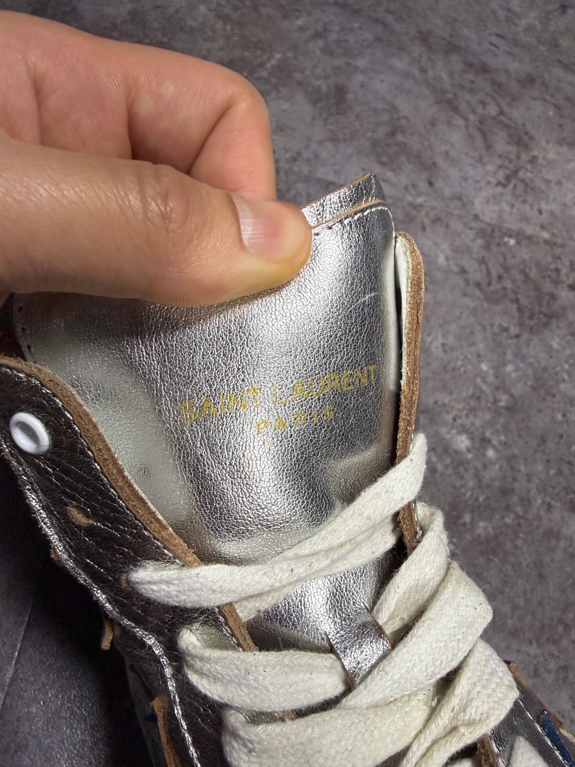 생로랑 스타패치 스니커즈 42 에디슬리먼 상품이미지5