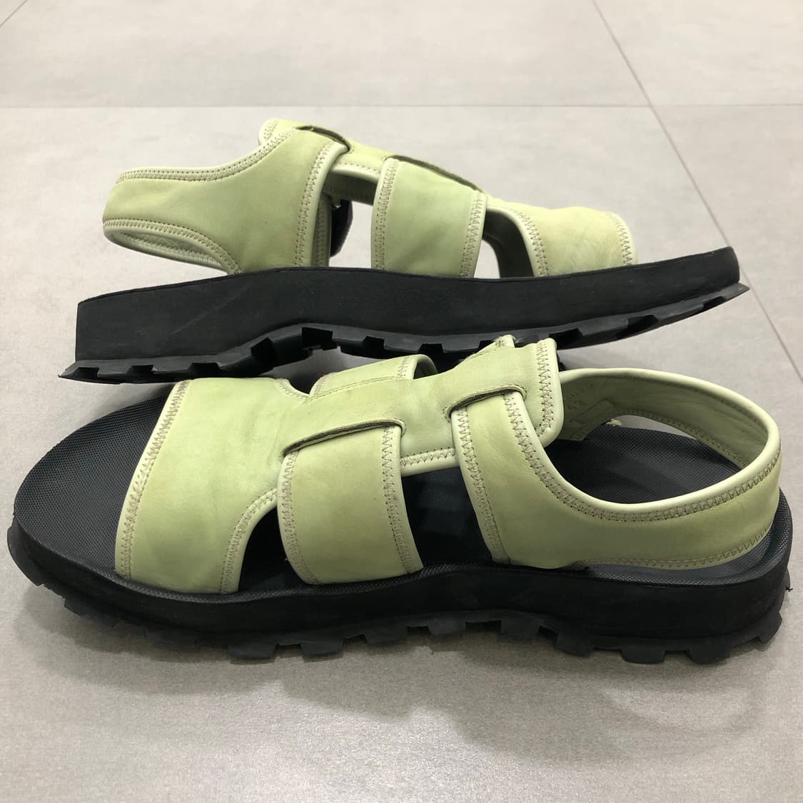 질샌더 이태리 스웨이드 레더 가죽 샌들 42 상품이미지4