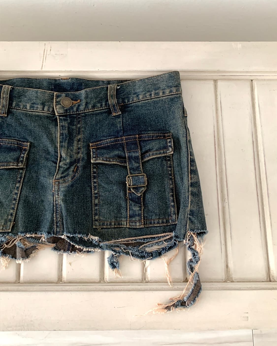 Y2k Pocket detail short denim skirt 상품이미지8