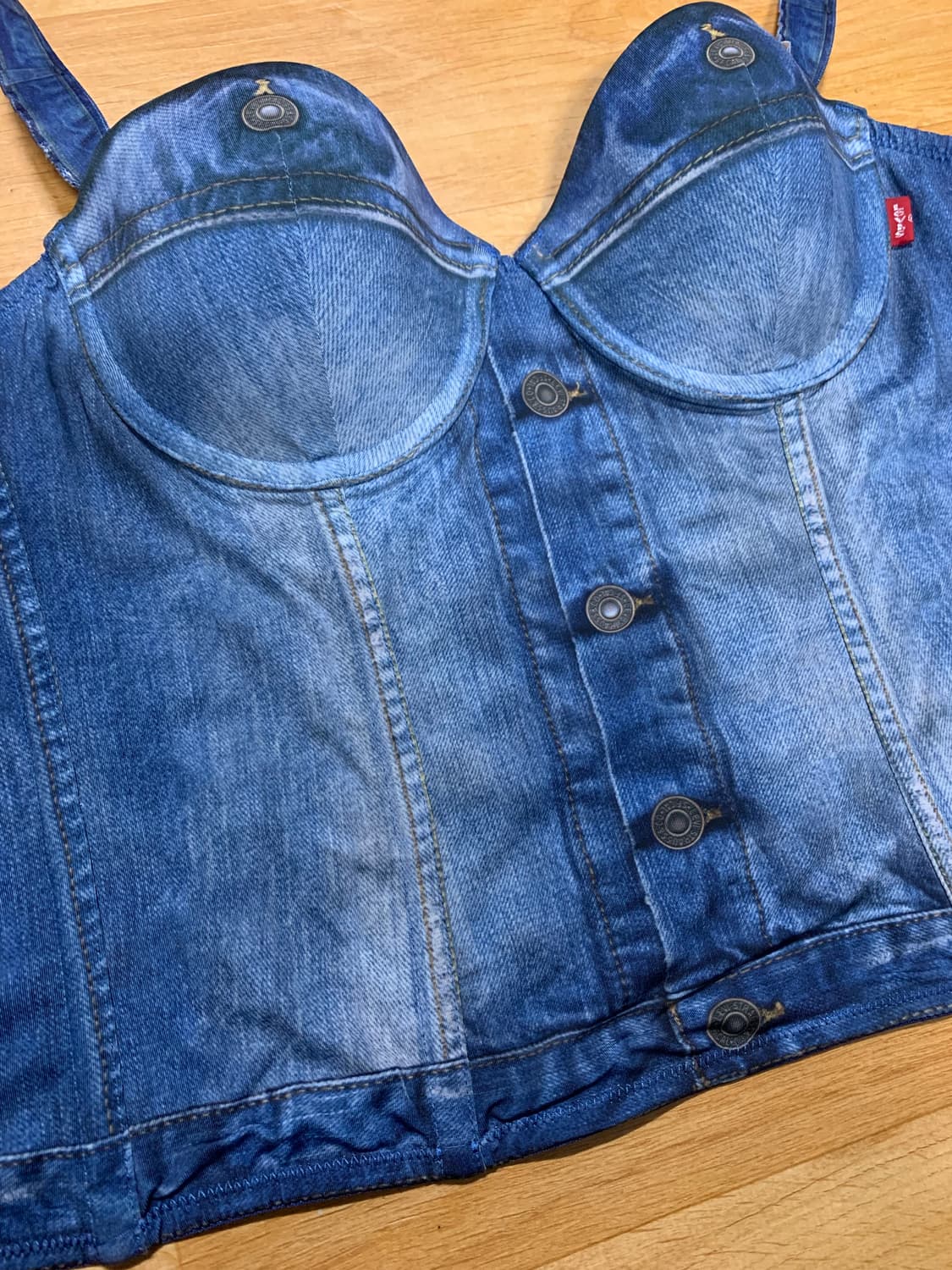 LEVIS 리바이스 2011/SS 바디웨어 데님 프린팅 코르셋 상품이미지4