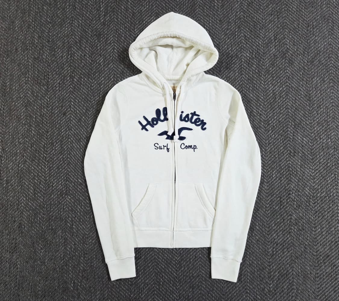 홀리스터 아이보리 화이트 후드집업
 상품이미지1