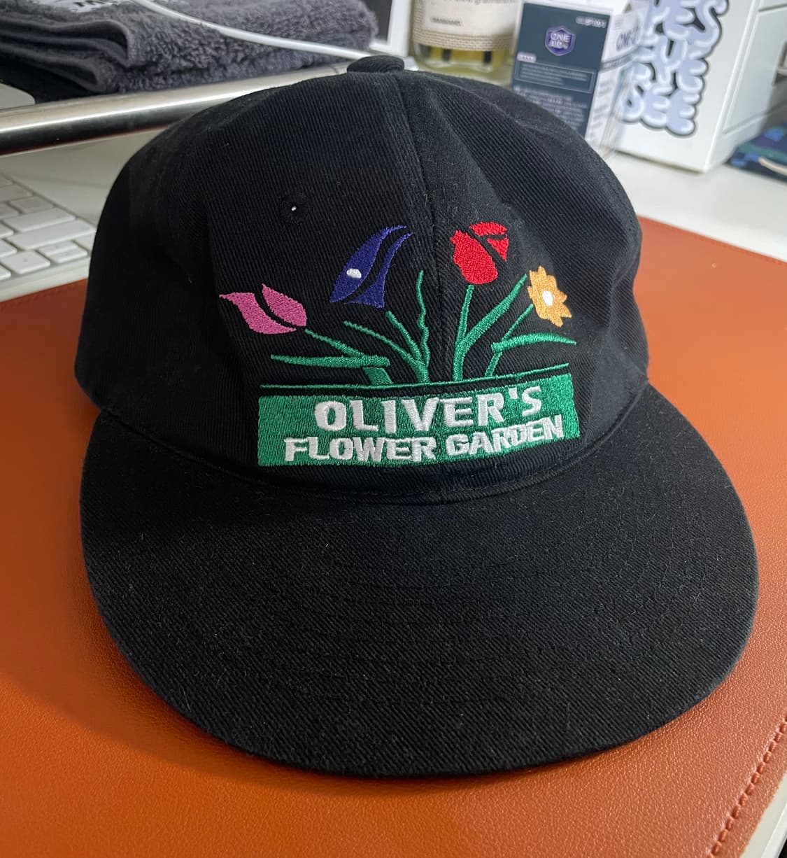 마스컴퍼니 OLIVER'S FLOWER GARDEN 블랙 볼캡 상품이미지1