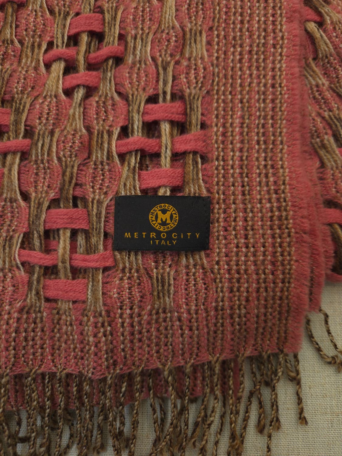 메트로시티 짜임 숄 머플러 상품이미지2