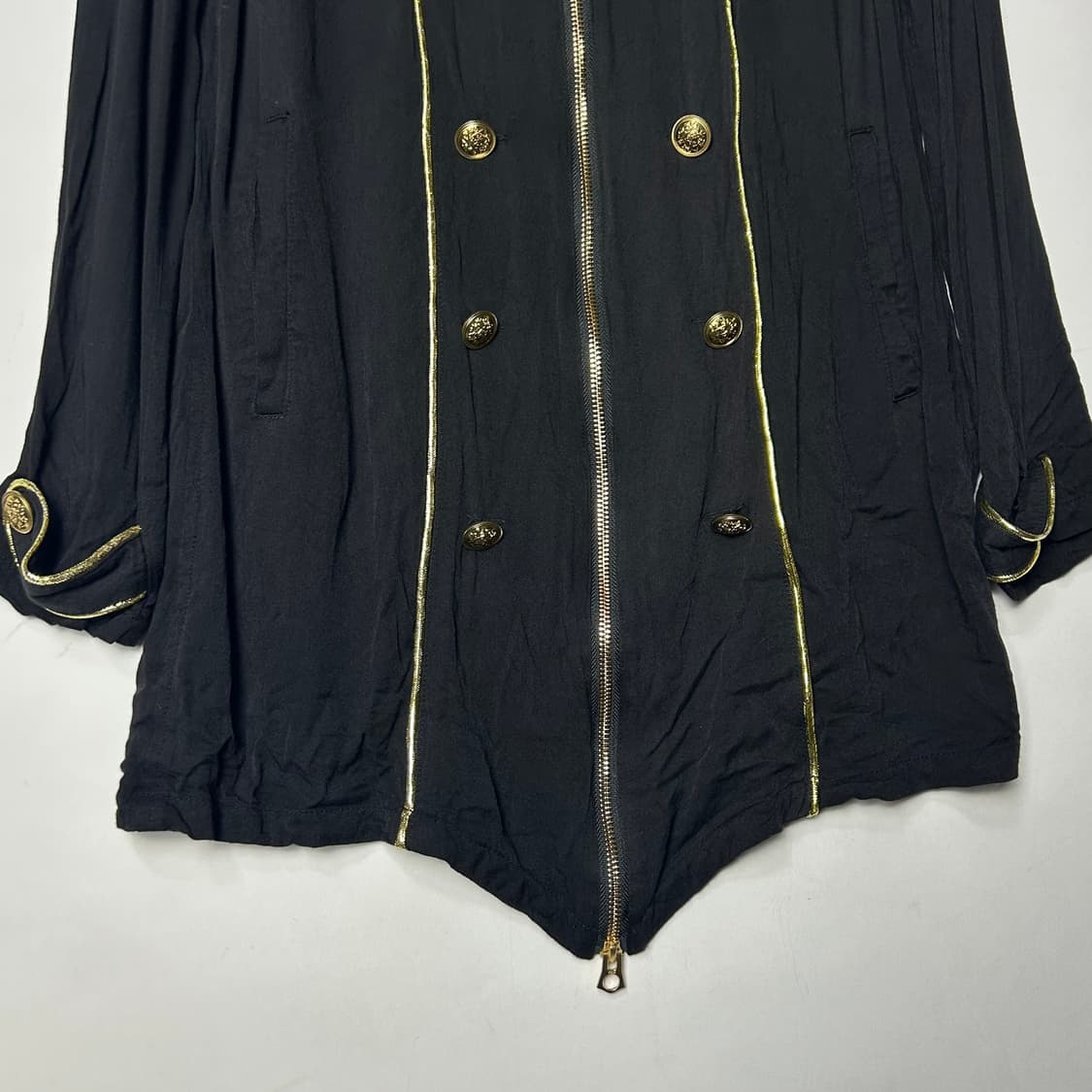 [CIVARIZE] 시바라이즈 나폴레옹 골드파이핑 롱 집업가디건 상품이미지3