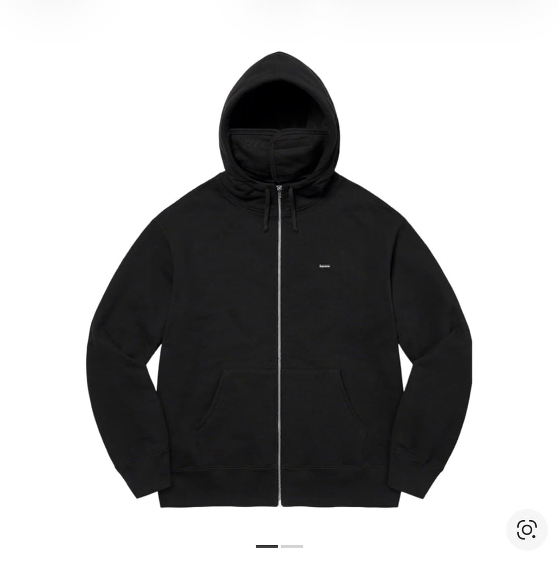 슈프림 스몰 박스로고 후드집업 블랙 L (페이스마스크) 상품이미지6