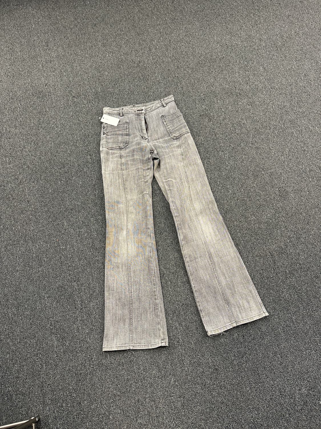 26) 재패니즈 빈티지 그레이 워싱 부츠컷 데님팬츠 상품이미지1