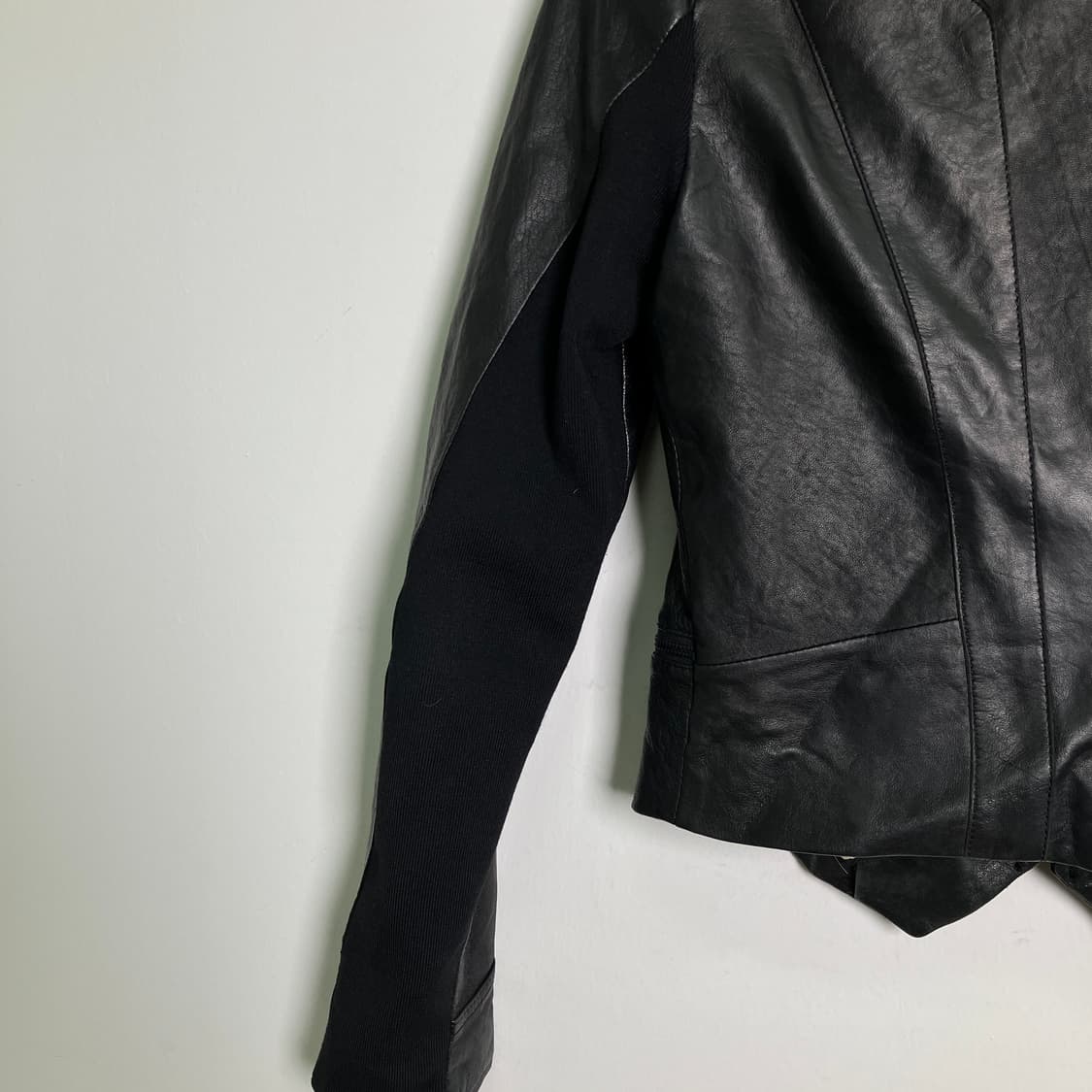 VALENCIA 발렌시아 블랙 양가죽 자켓 55 상품이미지7
