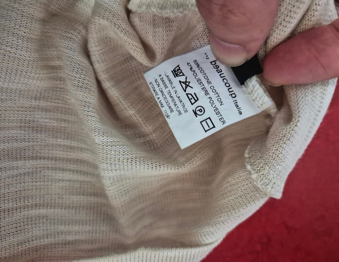 beaucoup Italia henley neck melange 상품이미지3