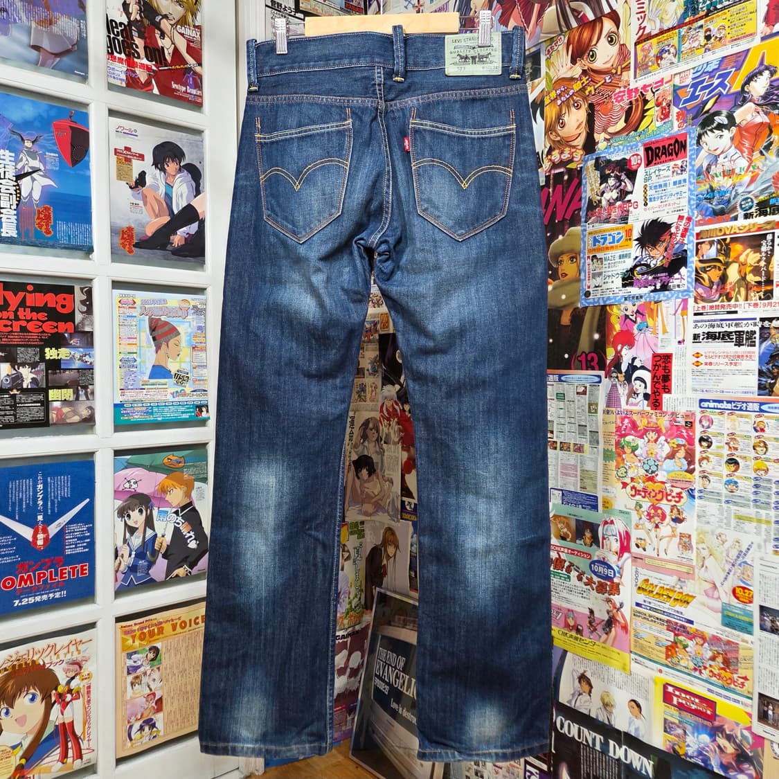 리바이스 523 워싱 데님 팬츠 상품이미지2