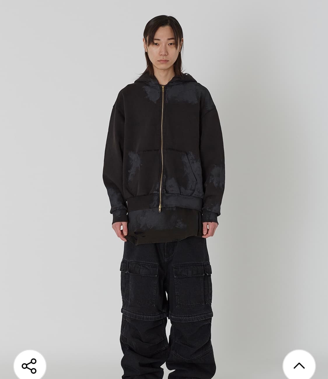 MNGU 엠엔지유 워커 집업 블랙 상품이미지2