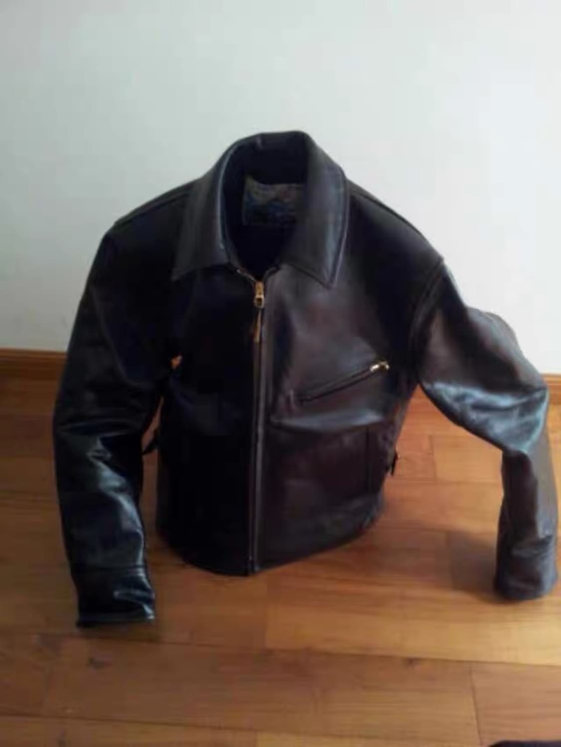 에어로레더 하프벨트 말가죽 텀블드 크롬악셀 블랙 38(안감교체) 상품이미지1