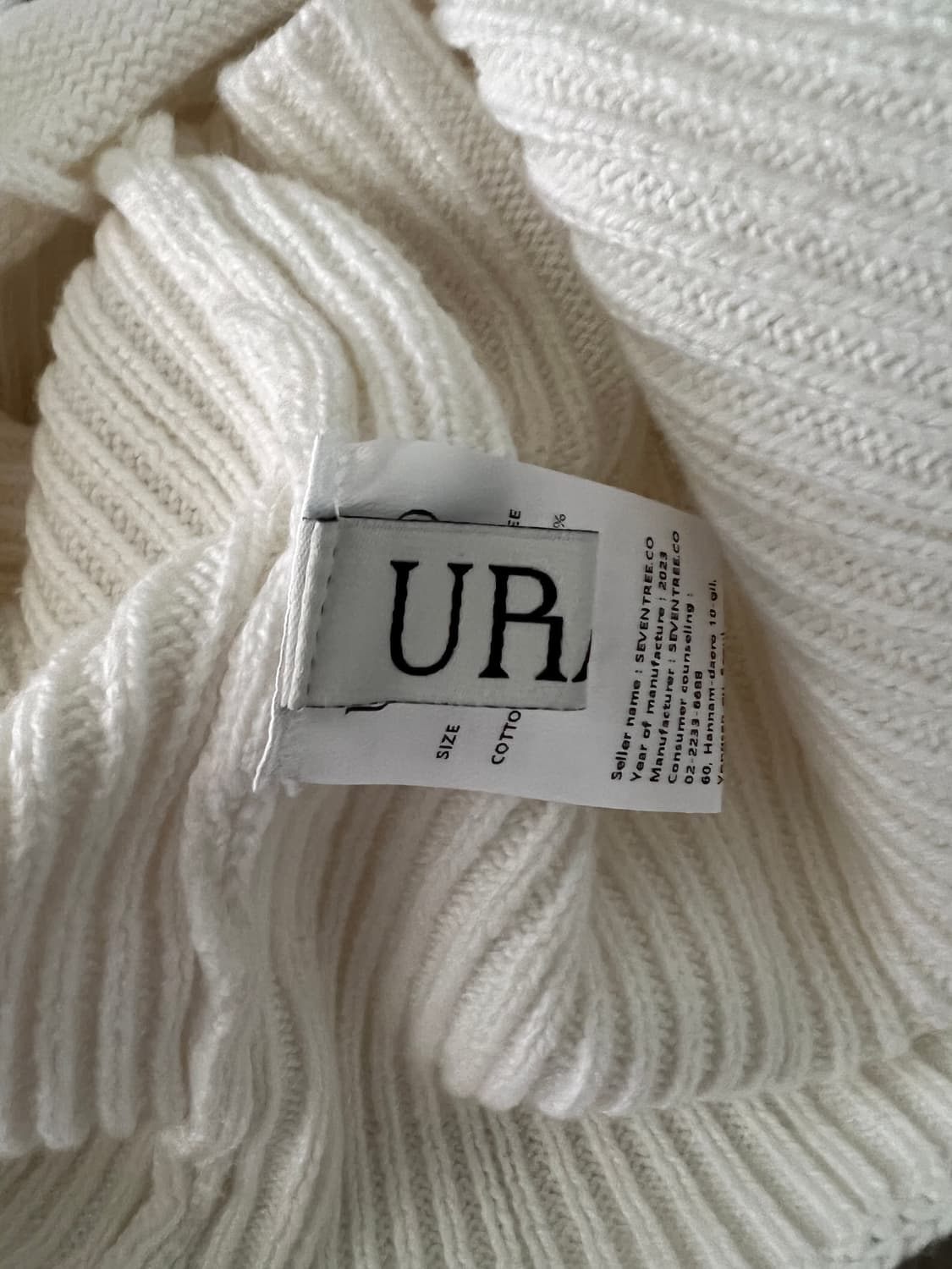 유라고 Riley halter neck knit top 홀터니트탑 상품이미지4
