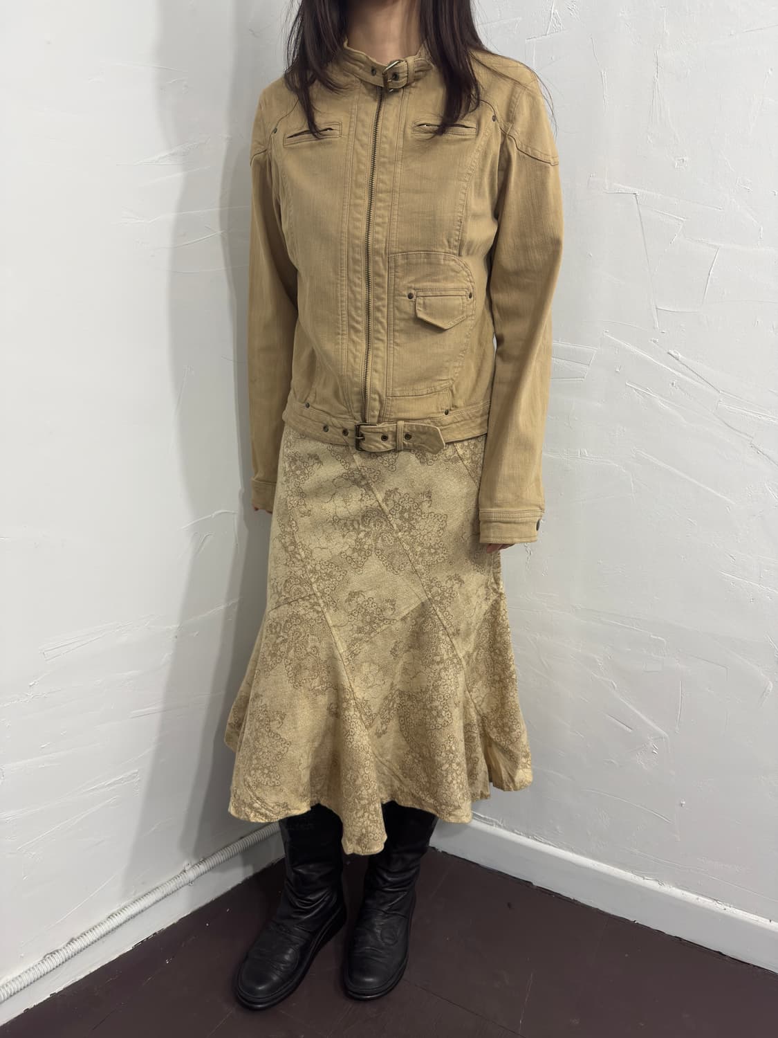 lesural oriental design skirt 상품이미지5