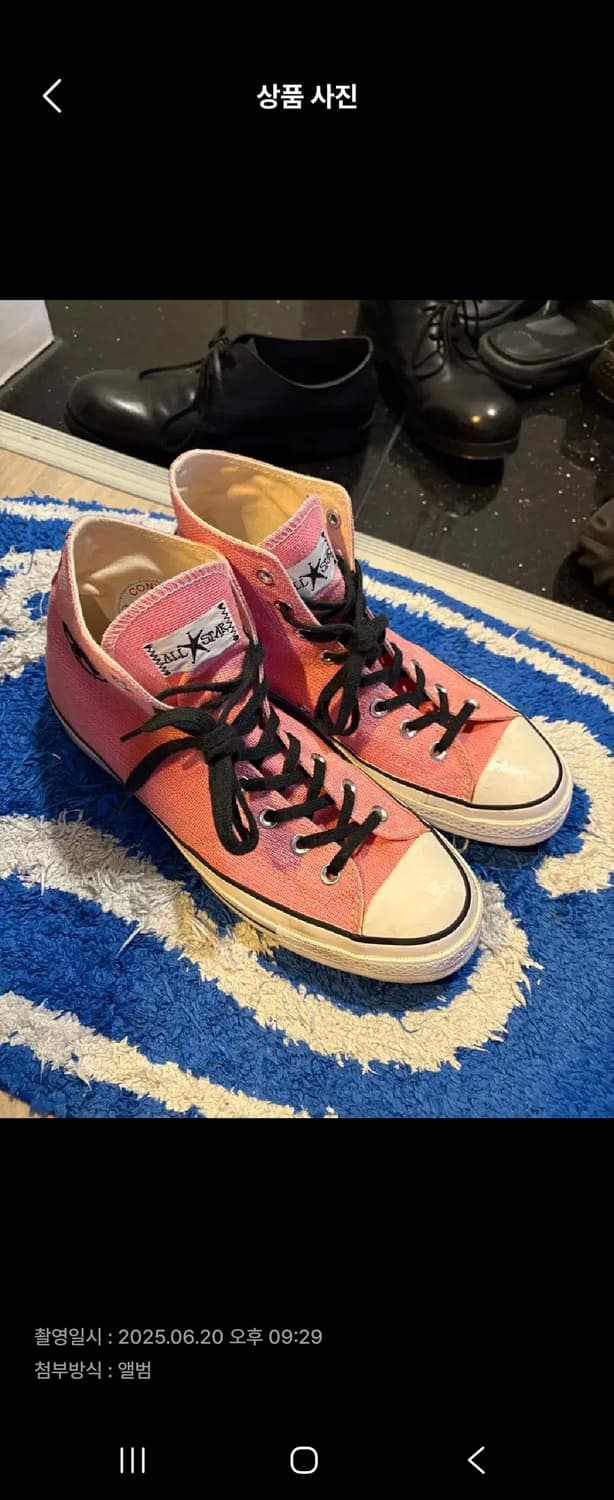 컨버스 x 스투시 척 테일러 70 하이 280size 상품이미지3