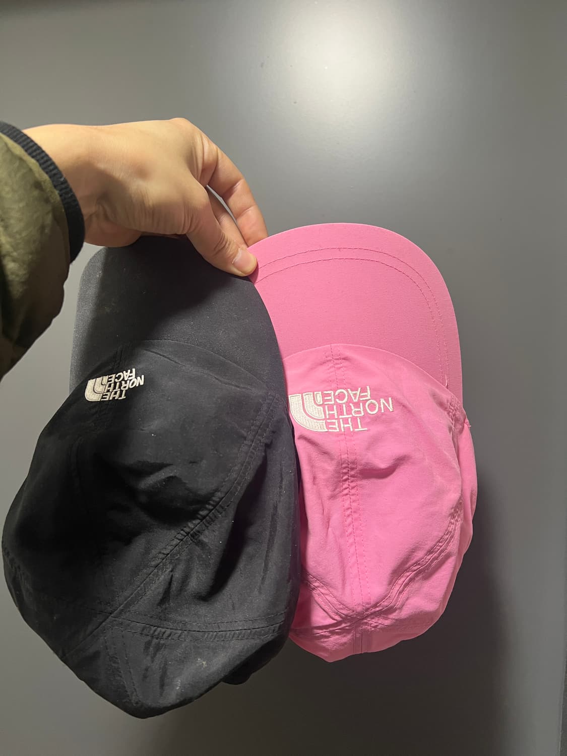 노스페이스 핑크 나일론볼캡 상품이미지2