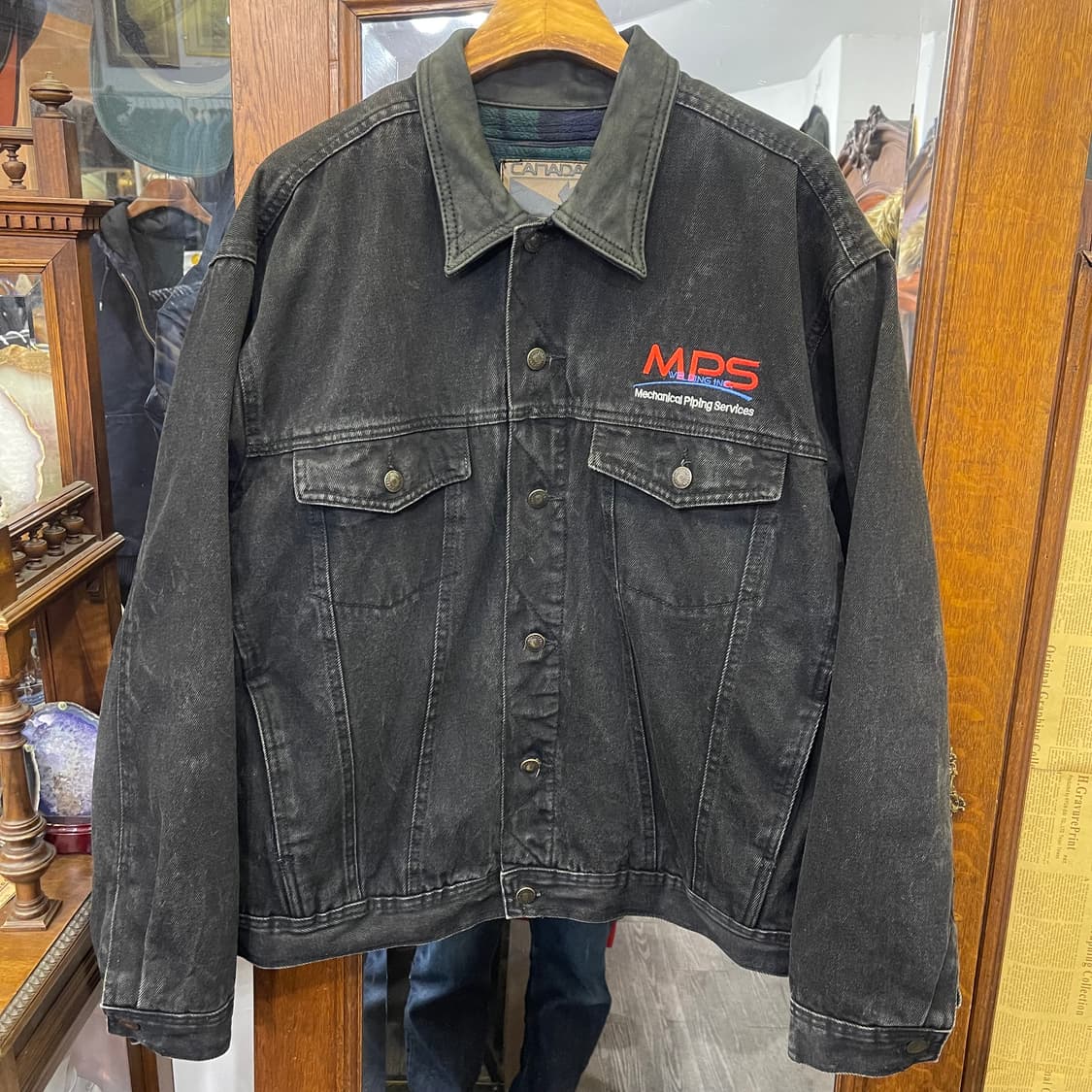 90's CANADA denim work jacket 상품이미지1