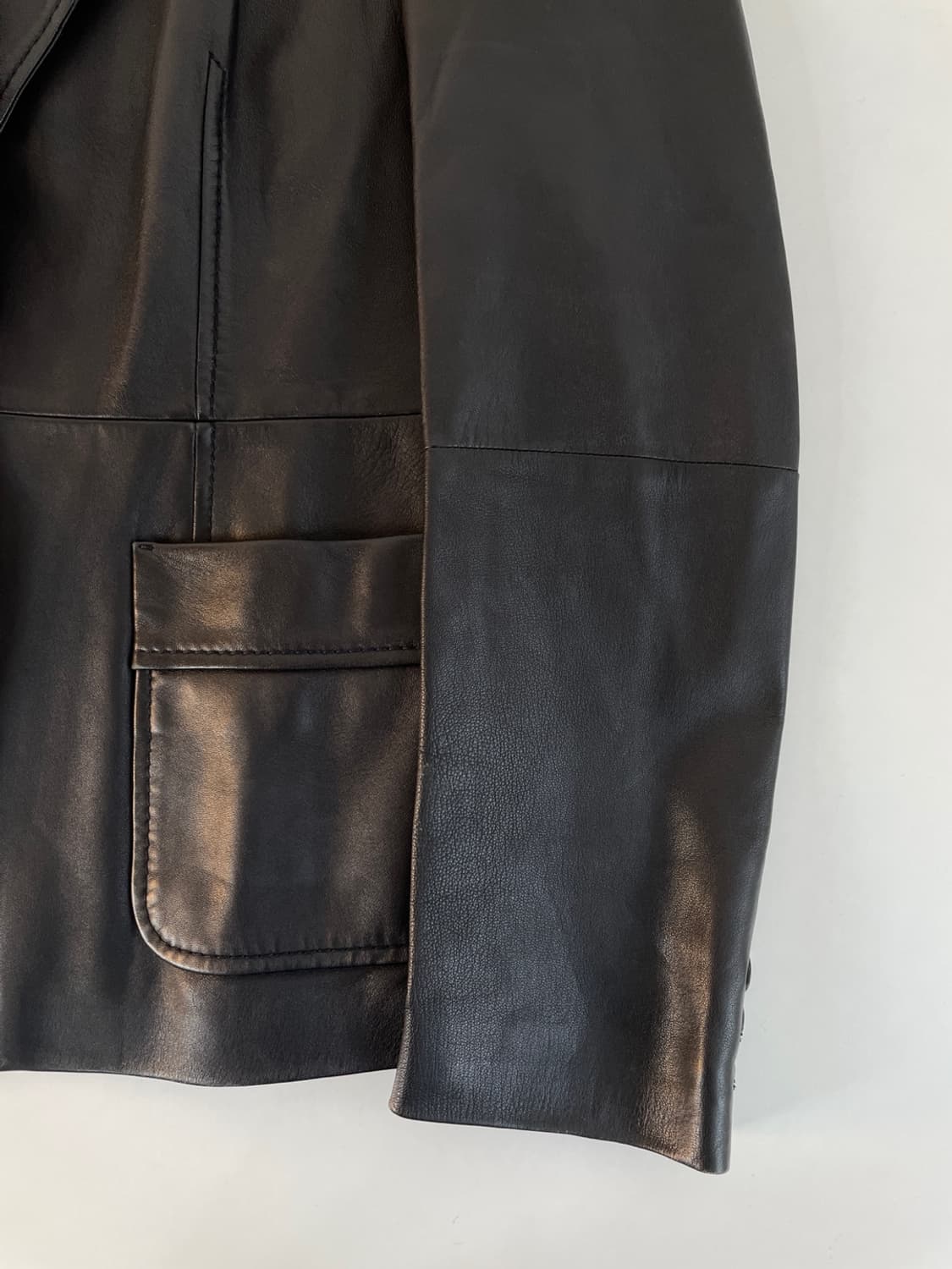 막스마라 위켄드 레더 싱글 블레이져 상품이미지6