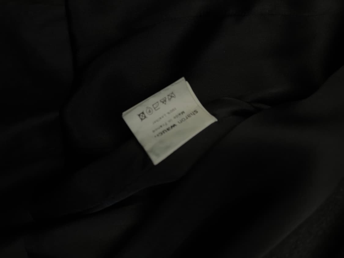 샤론 워숍 사선버튼 셔링슬리브 레더 펜싱자켓 상품이미지7