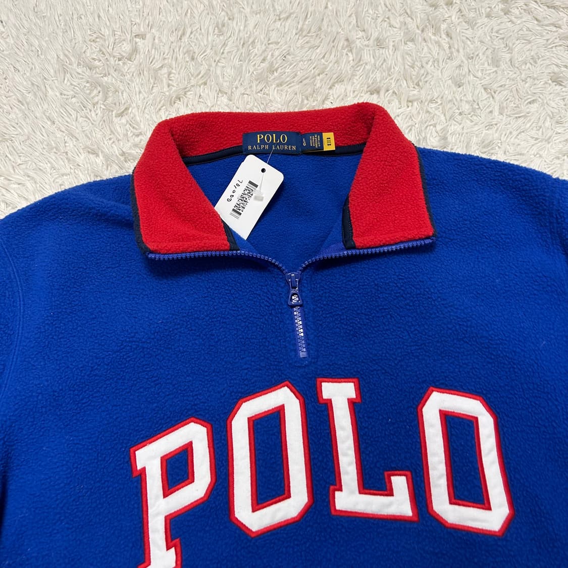 Polo  Flag Blue Half Zip Fleece 상품이미지5