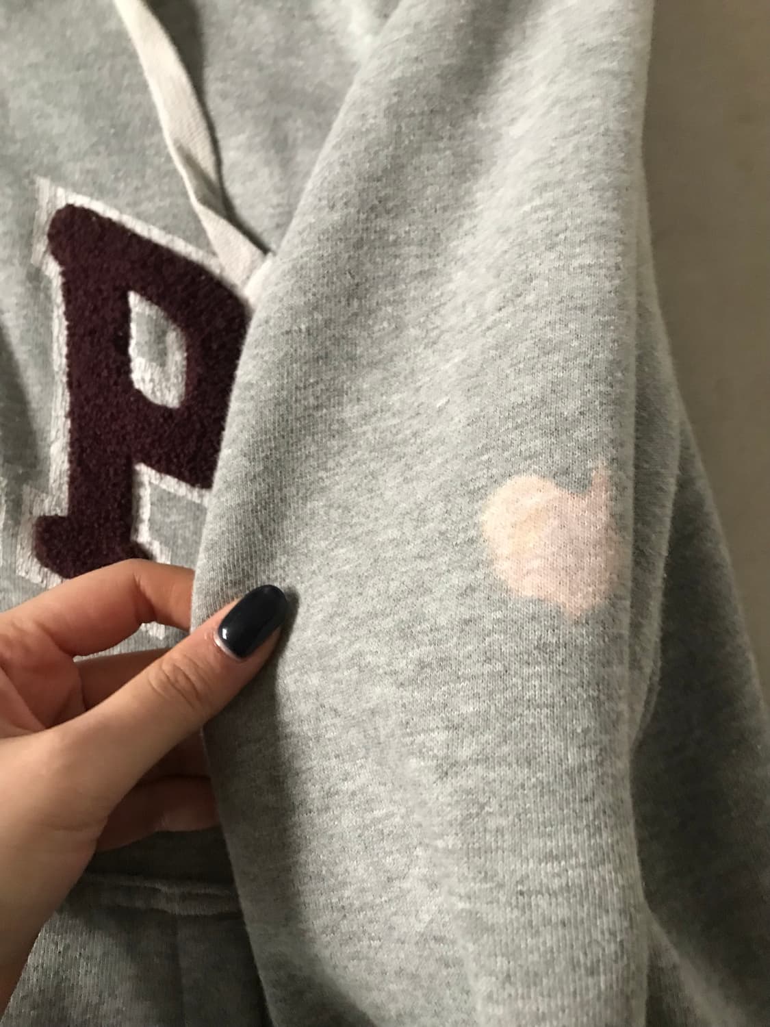 갭 그레이 버건디 후드집업 상품이미지9