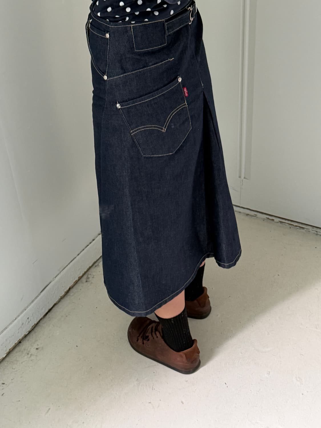 리바이스 엔지니어드 데님스커트 상품이미지1