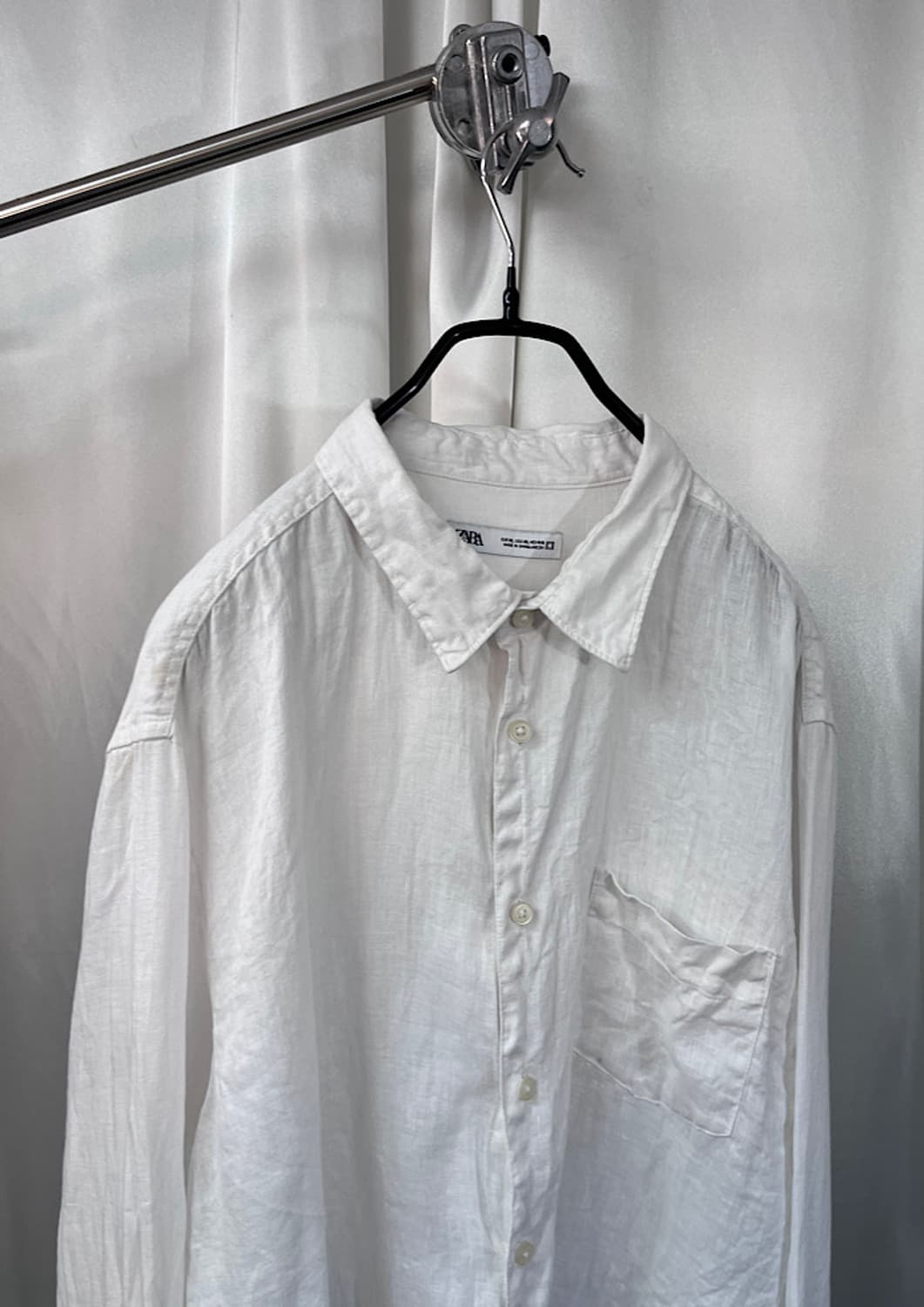 zara linen shirt  상품이미지2