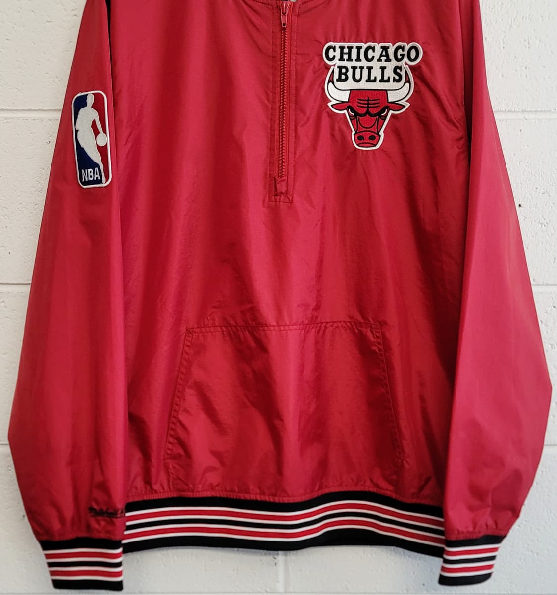 미첼엔네스 올드스쿨 NBA 시카고불스 아노락자켓(웜업풀오버자켓) 판매 상품이미지4