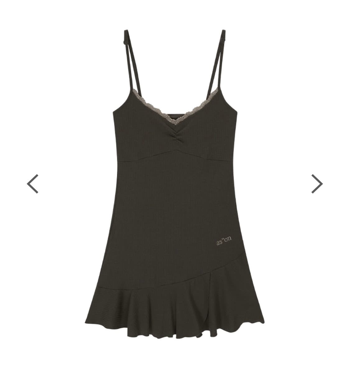 ASON BEA MINI DRESS / BROWN 상품이미지1