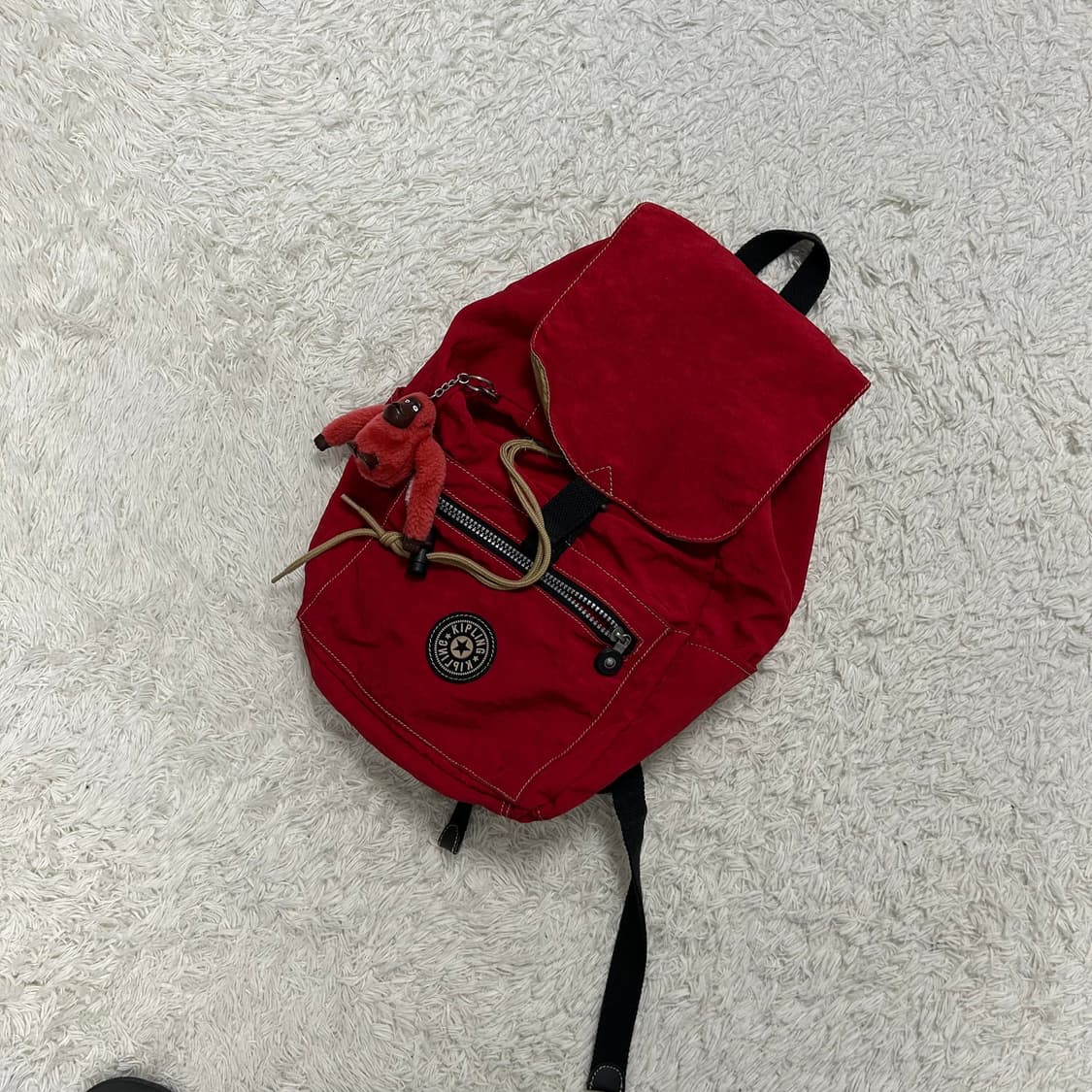 Kipling red backpack 상품이미지4