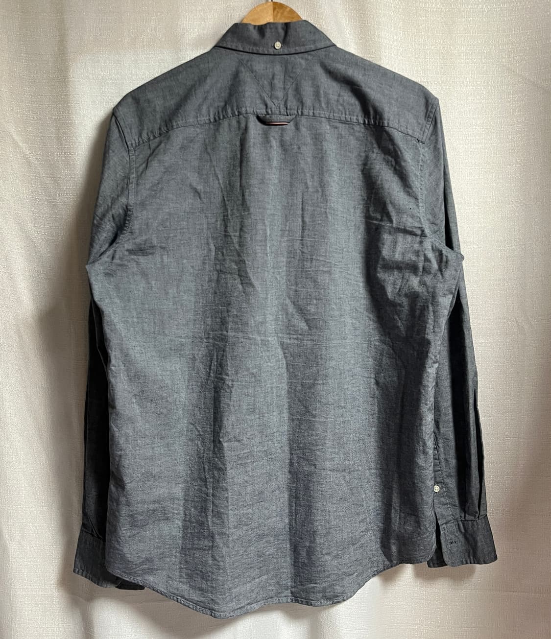 공용 타미힐피거 레귤러핏 그레이 옥스포드 셔츠 M 상품이미지6