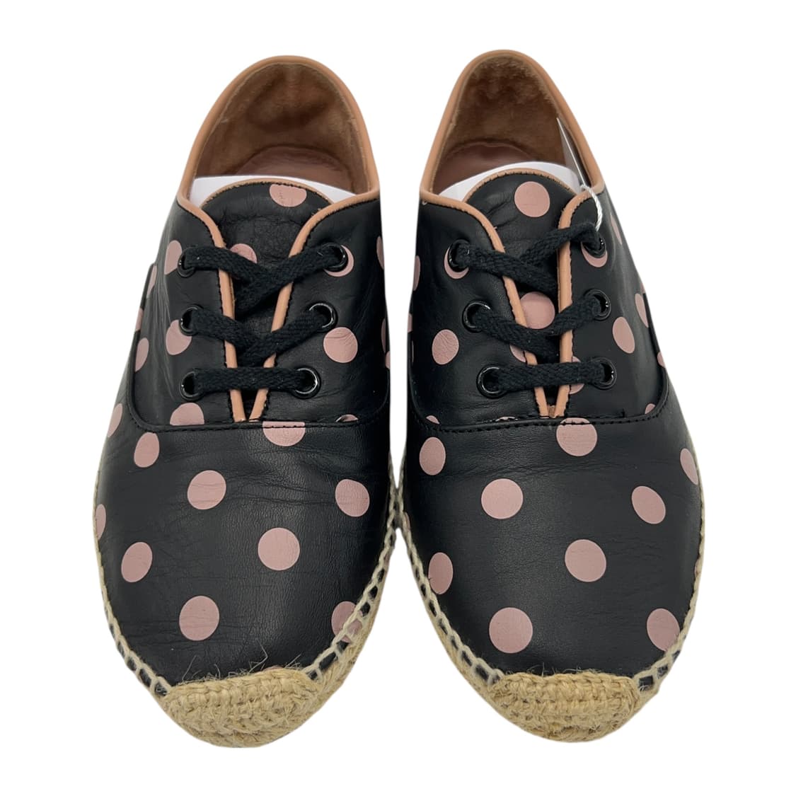 230 W 레드 발렌티노 슈즈 블랙 핑크 도트 상품이미지4