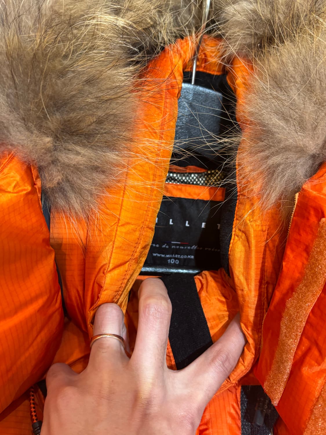 밀레 구스다운 패딩 100사이즈 상품이미지6