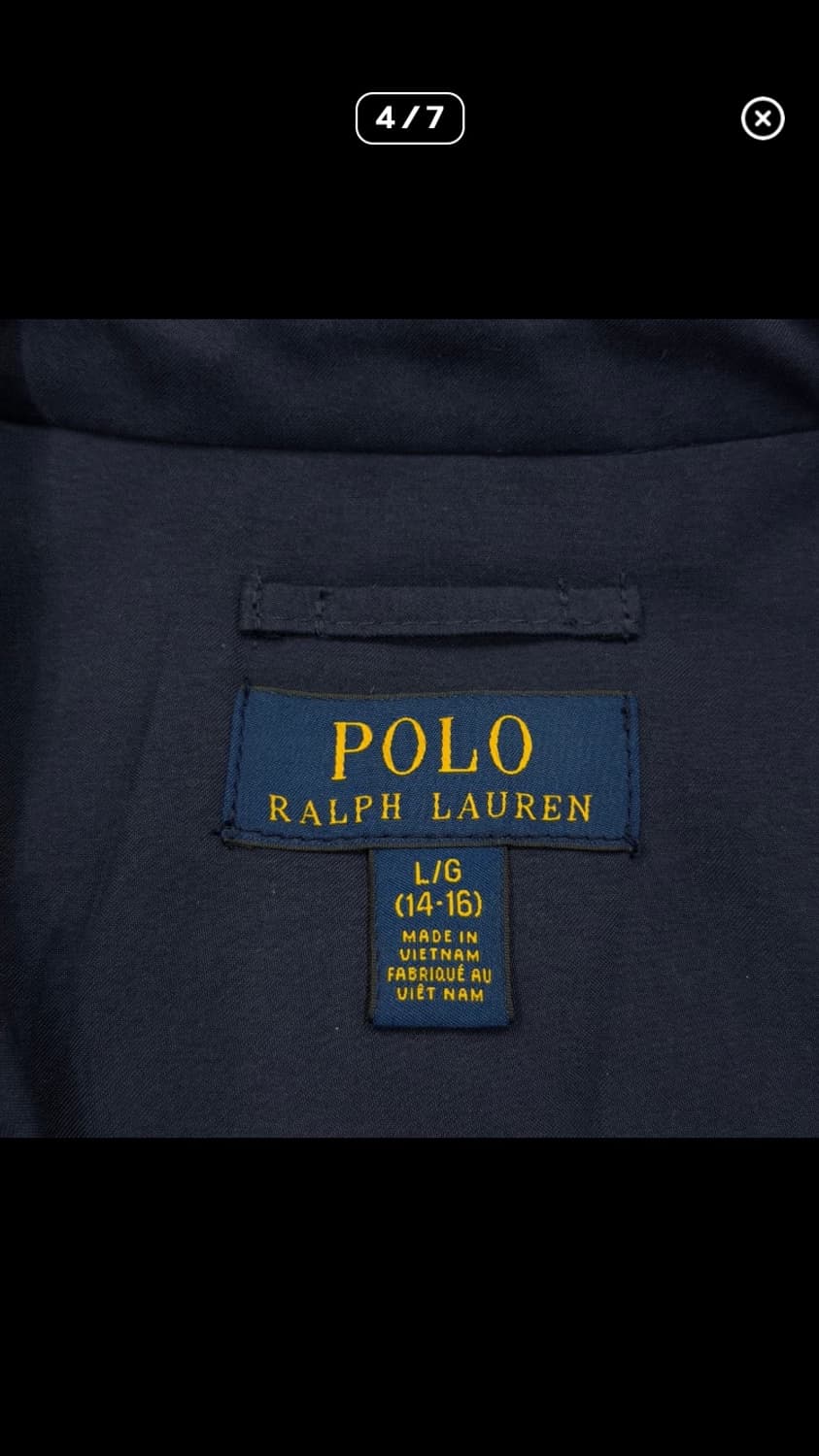 폴로 랄프로렌 블루종 자켓 빈티지  상품이미지5