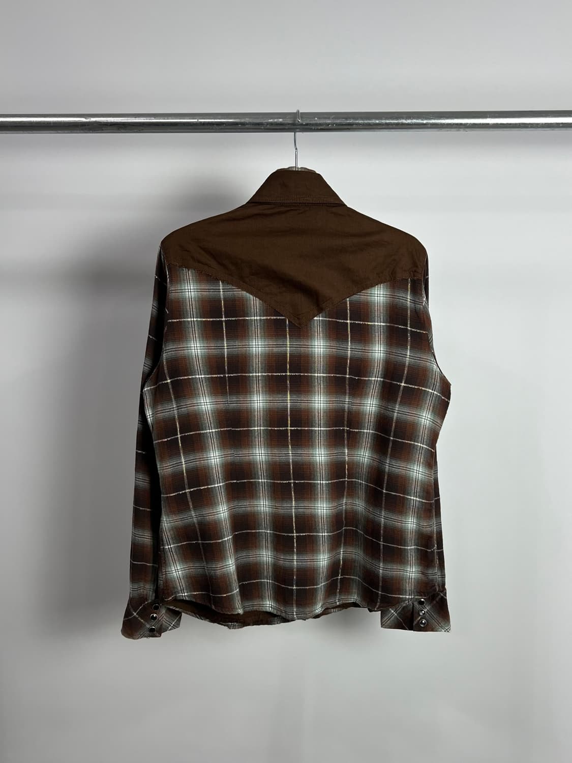 빈티지 레이어드 웨스턴 체크 셔츠  상품이미지10