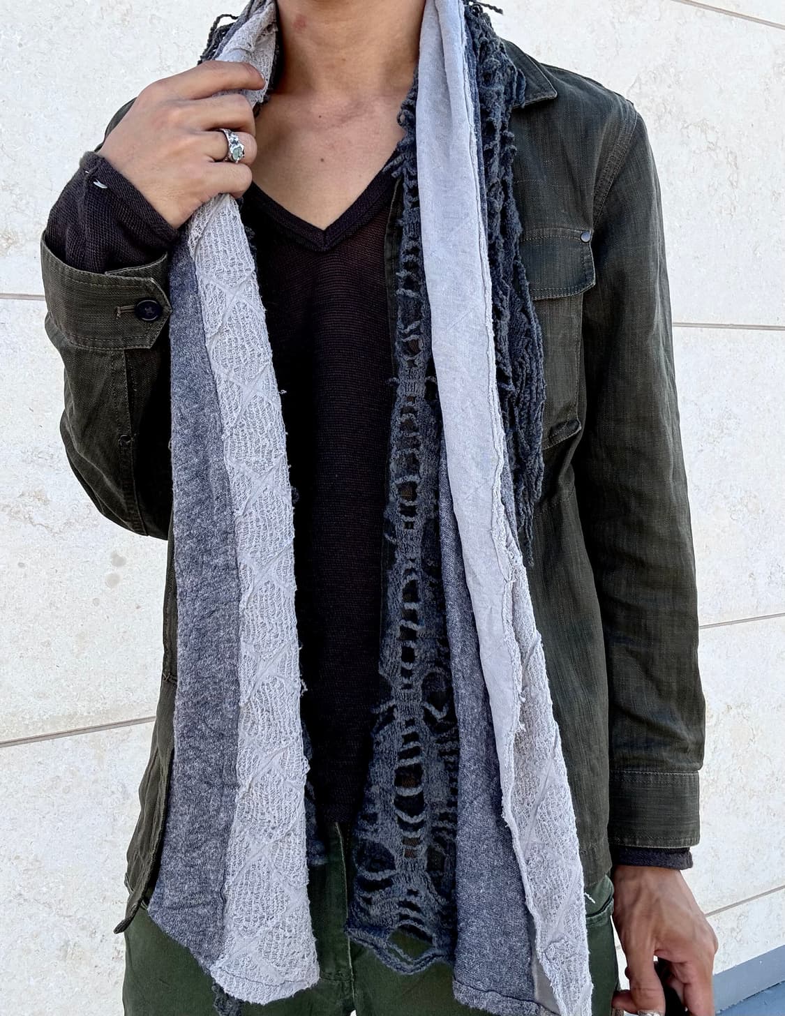 “Vintage” Grunge&Minimal Mood Khaki Jack 상품이미지8