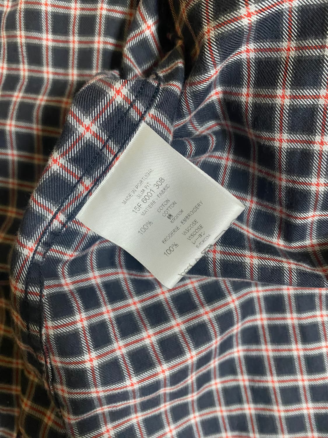 지방시 15FW 리카르도 티시 체크셔츠 상품이미지3