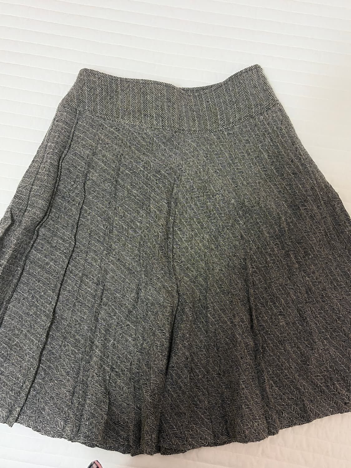 도쿄걸 무채색 미디스커트 상품이미지1