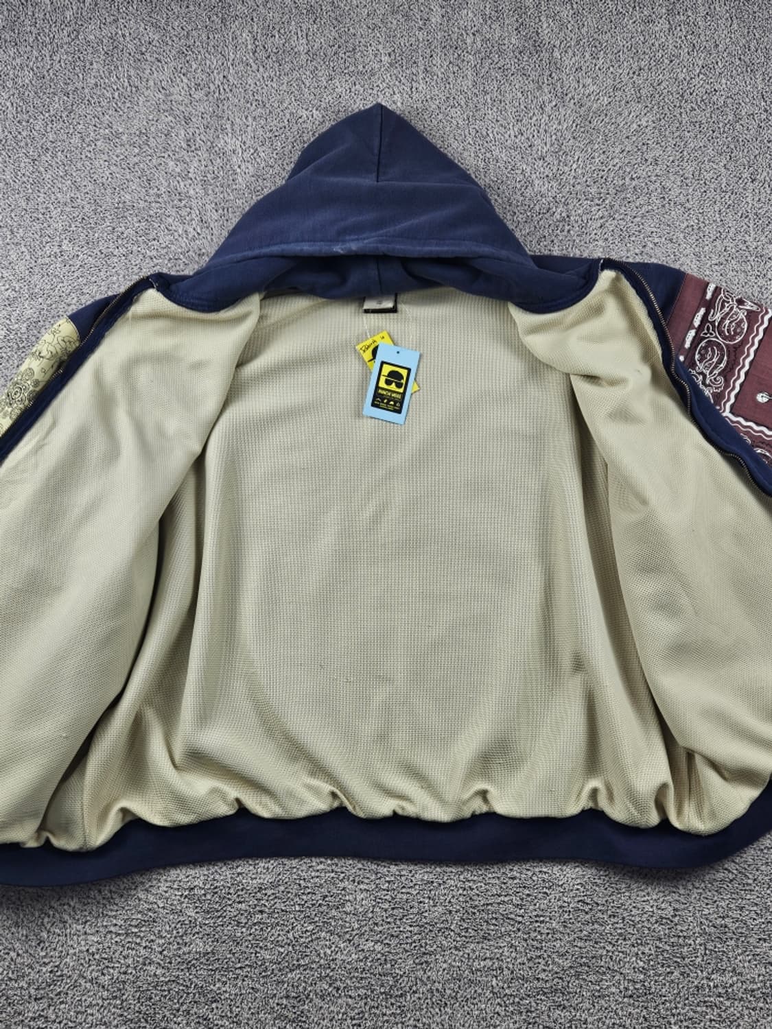 칼하트 페이즐리 반다나 커스텀 스웻 후드 집업 (2XL) / 11272 상품이미지9