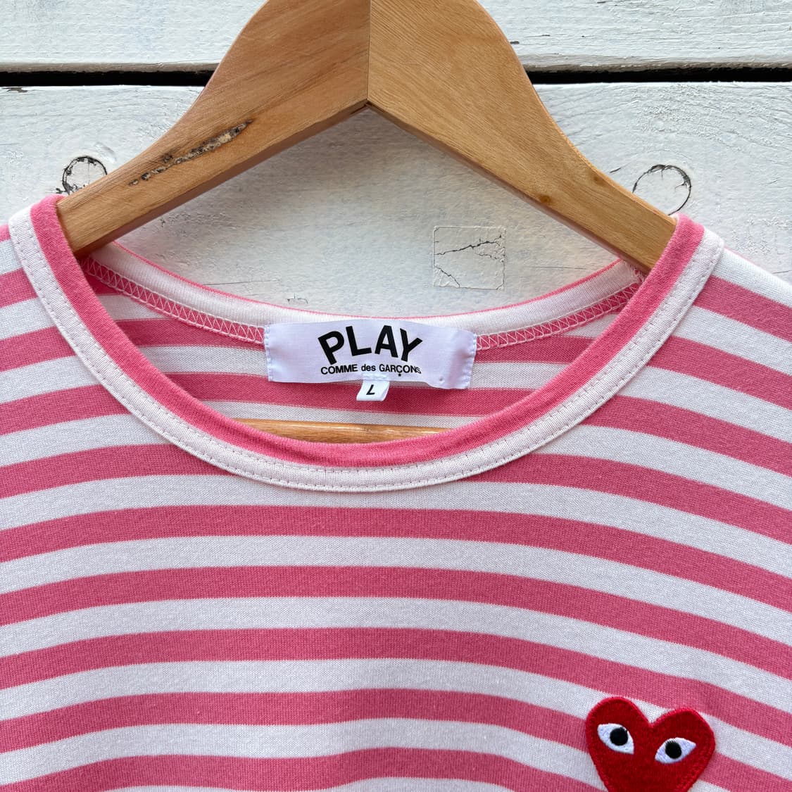 Comme des Garcons 꼼데가르송 스트라이프 롱슬리브 티셔츠 상품이미지4