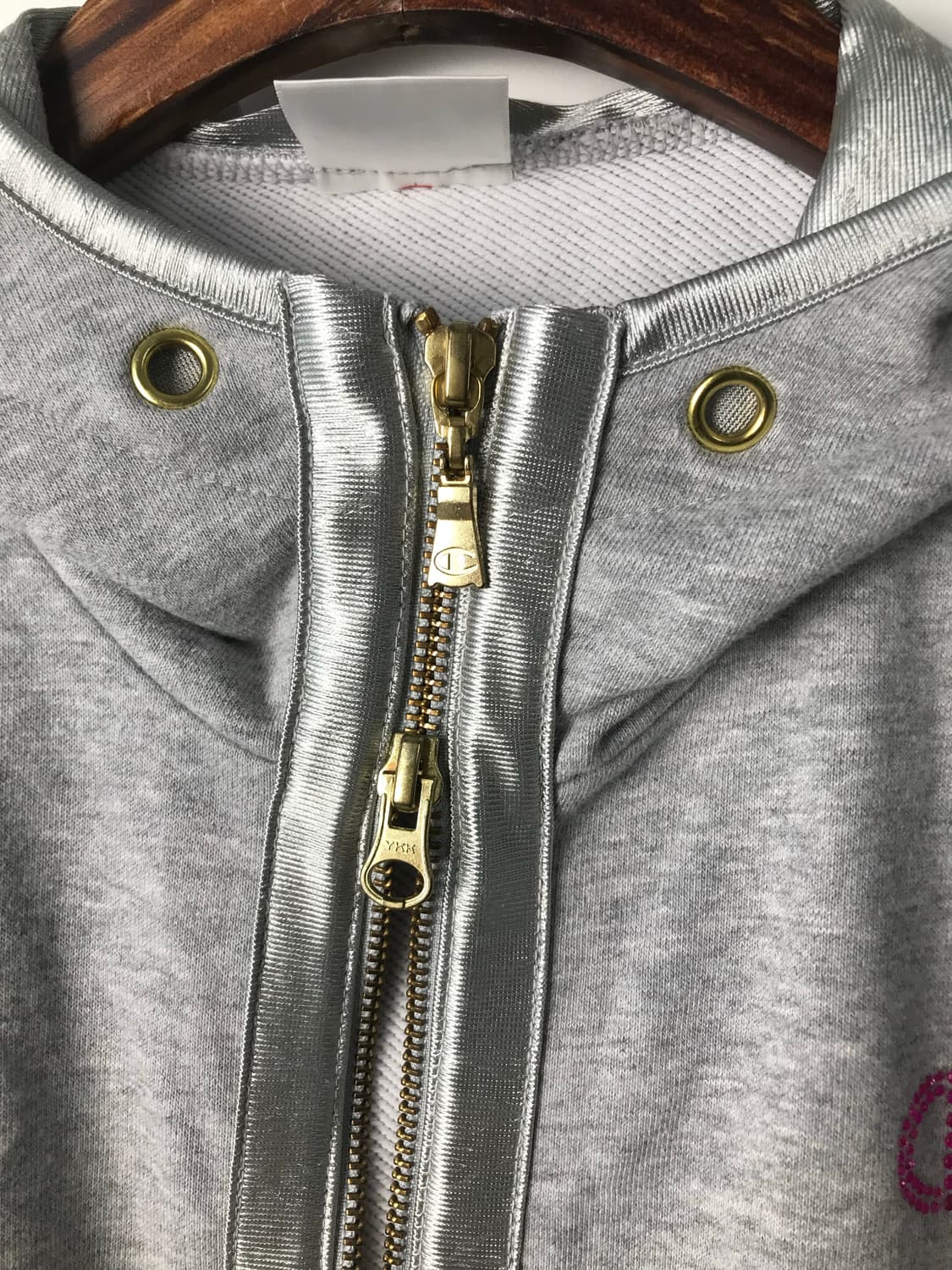 챔피온 일판 큐빅로고 그레이 후드집업  상품이미지7