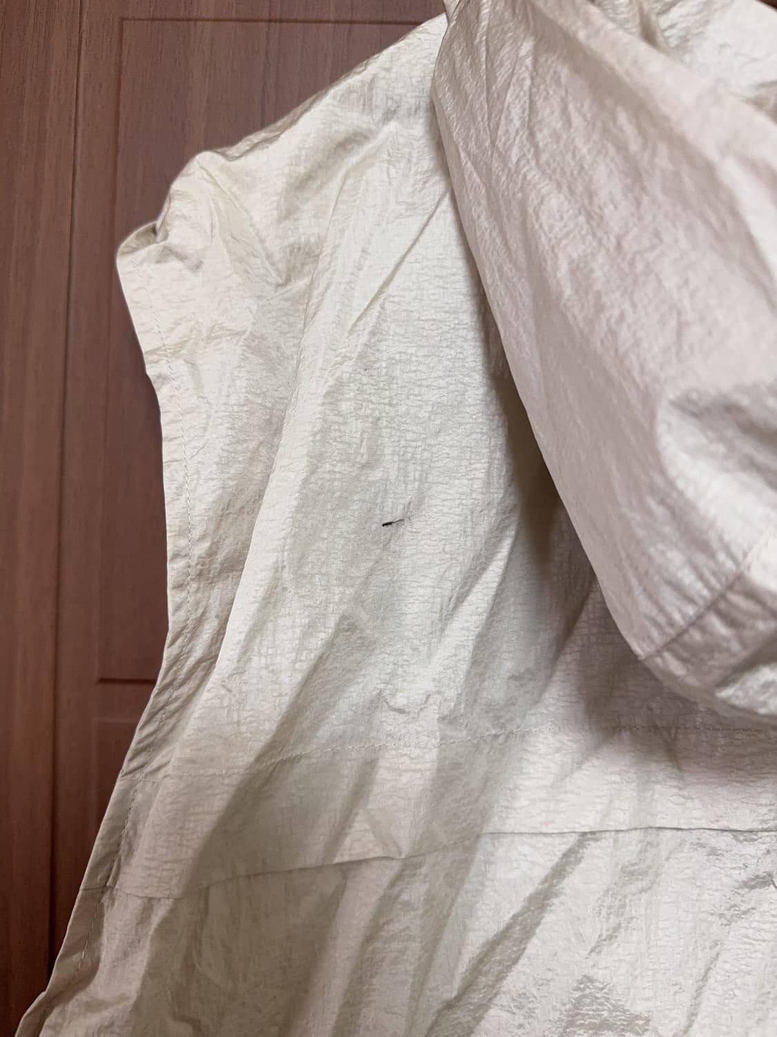 빈티지 서브컬쳐 디미트리블랙 나일론 바람막이 메탈 후드 베스트 조끼 상품이미지6