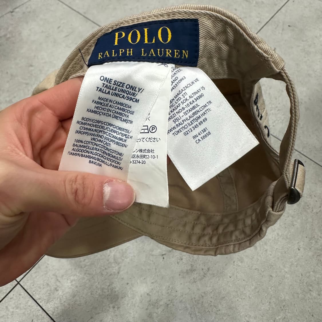 폴로 랄포르렌 볼캡 상품이미지4
