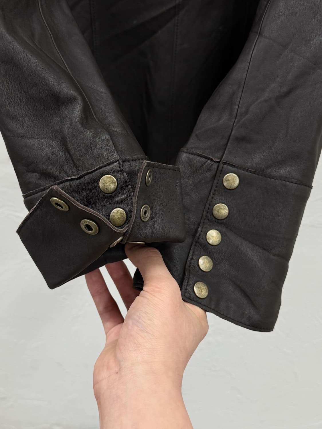 pride 쉽스킨 체인 셔츠 자켓 상품이미지6