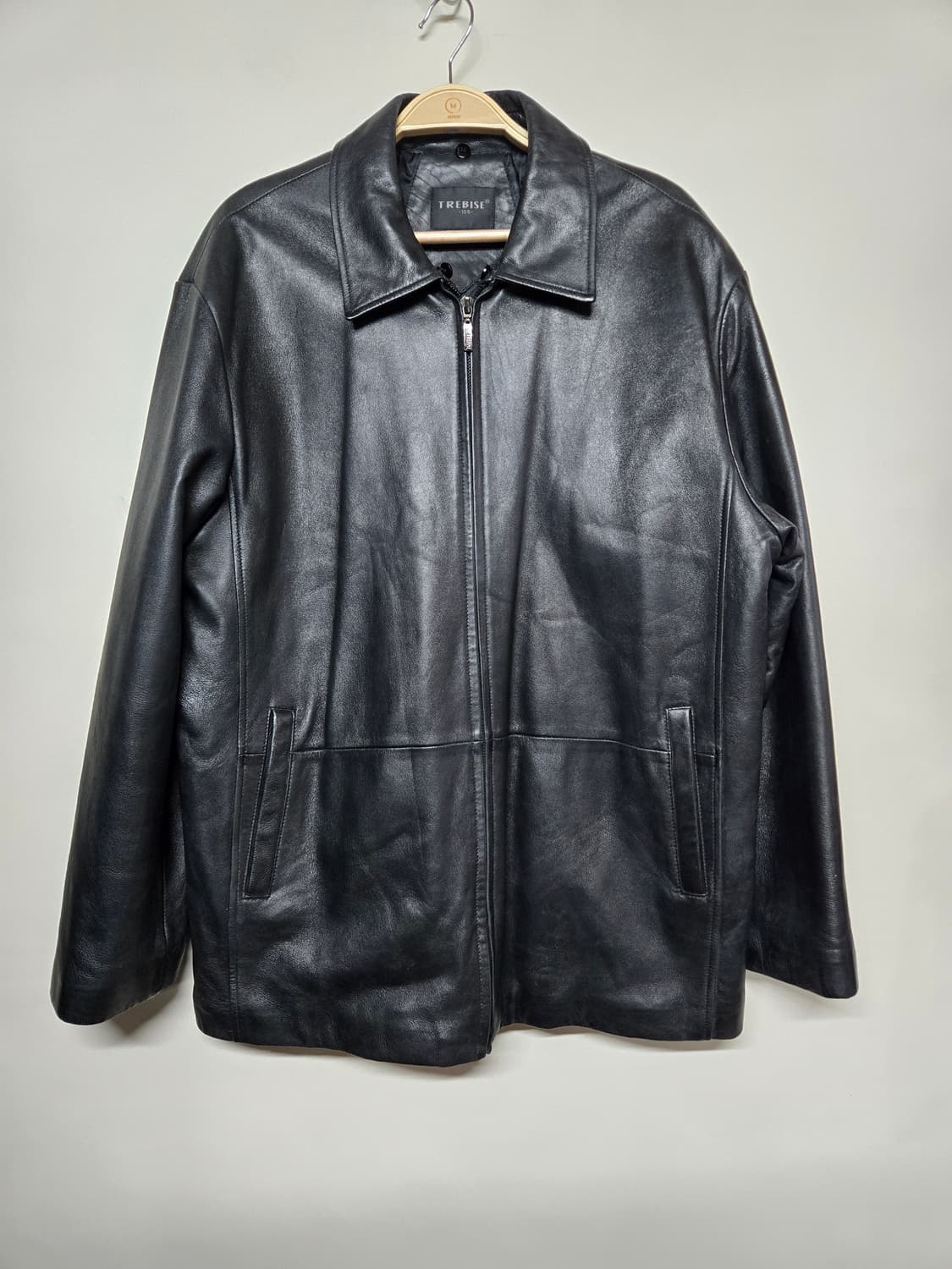 TREBISE 검정색 양 가죽 자켓 105 상품이미지1